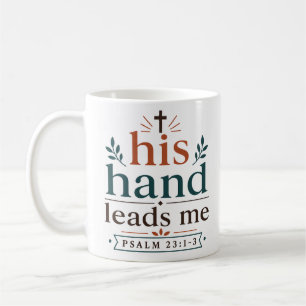 Mug Sa main me guide Citation de verset biblique