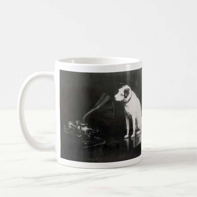 Mug Sa Maîtrise Voix Noir et Blanc Vintage (Gauche)