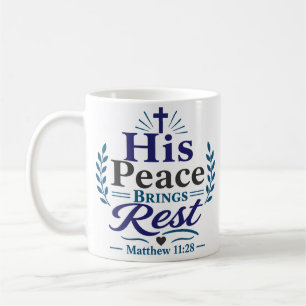 Mug Sa Paix Apporte du Repos Citation de Méditation Ma