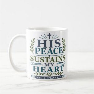 Mug Sa Paix Soutient Mon Cœur Citation Paisible