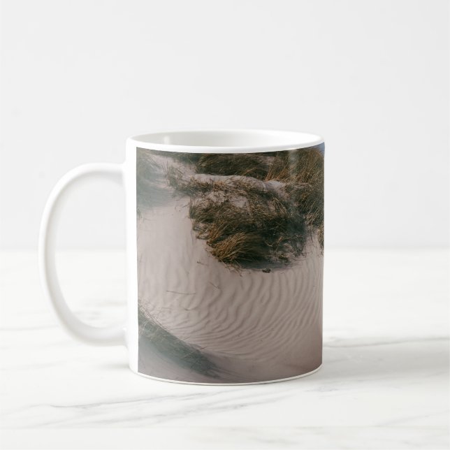 MUG SABLE BLANC ET CHAMP GRAS VERT (Gauche)