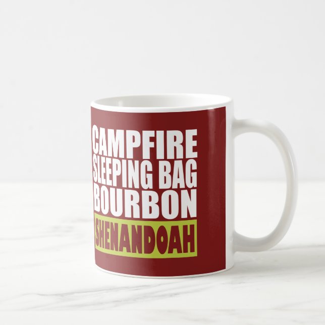 Mug Sac couché de feu de camp Bourbon Shenandoah (Droite)