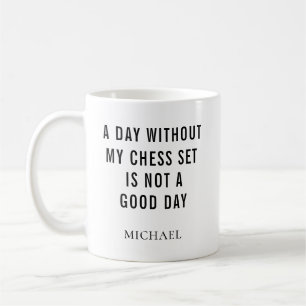 Mug Sac de joueur d'échecs Funny personnalisé