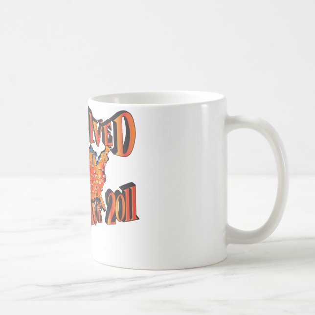 Mug Sac de survivant de la vague de chaleur 2011 (Droite)