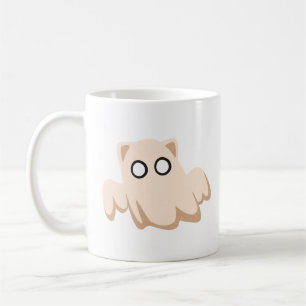 Mug Sac fourre-tout de costume de fantôme de chat d'Ha