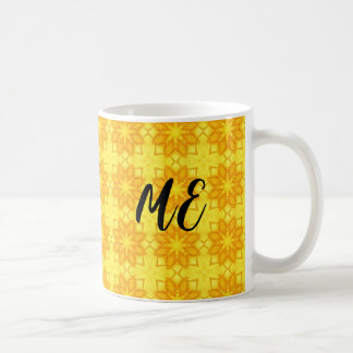 Mug sac fourre-tout personnalisable à motif jaune vif