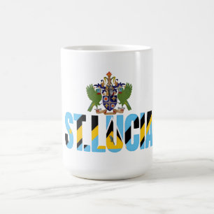 Mug Sac transparent St. Lucia   Caraïbes   Prêt pour l