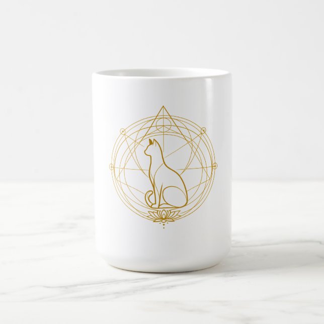 Mug Sacred guardian feline Temporary Tattoos (Centre)