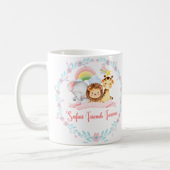 Mug Safari amis pour toujours (Gauche)