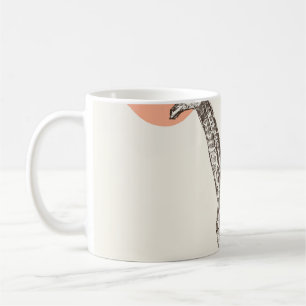 Mug Safari Coucher de soleil Giraffe Paysage naturel
