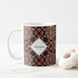 Mug Safari personnalisé Sunset Bohème Mandala Tiles
