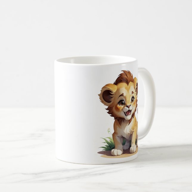 Mug Safari pour bébé très heureux (Devant droit)