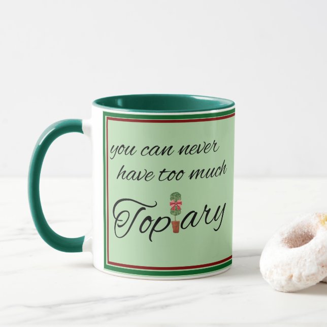 Mug Sage Topiary (Avec donut)