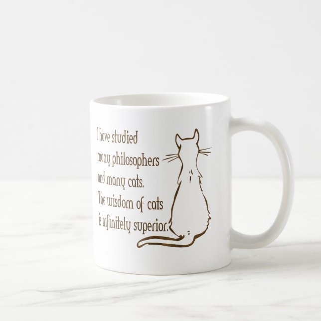 Mug Sagesse des chats (Droite)