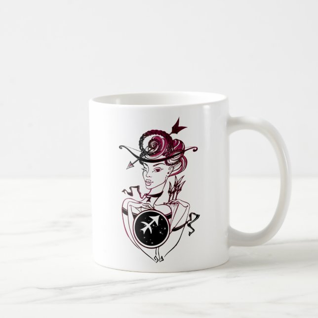 Mug Sagittarius dame Art déco (Droite)