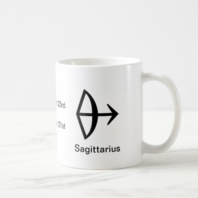 Mug - Sagittarius glyph Kaffeetasse (Rechts)