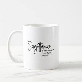 Mug Sagittarius signe zodiaque trait positif