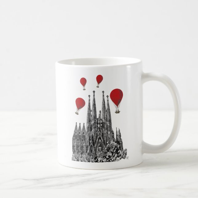 Mug Sagrada Familia et Ballons Red Hot Air (Droite)