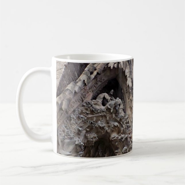 Mug Sagrada Familia, nativité Façade - photo de (Gauche)