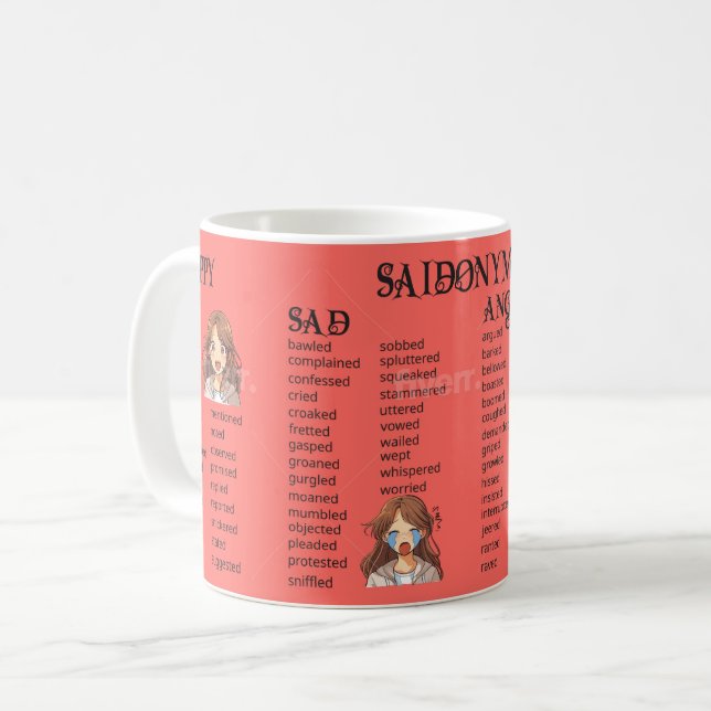 Mug Saidonyms (Devant gauche)
