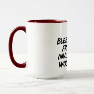 Mug Saignement de la Musique des blessures invisibles