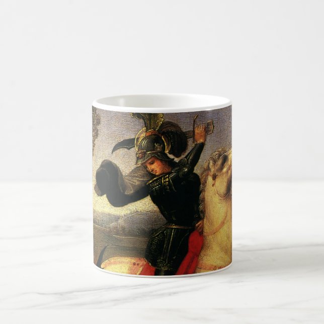 Mug Saint George combattre le dragon par Raphael Sanzi (Centre)