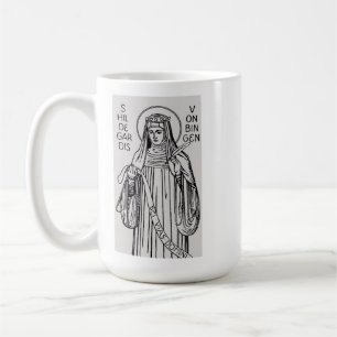 Mug Saint Hildegard de Bingen Abbess bénédictine