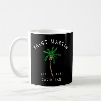 Mug Saint Martin Colorée Caraibes Palm Tree Nouveauté