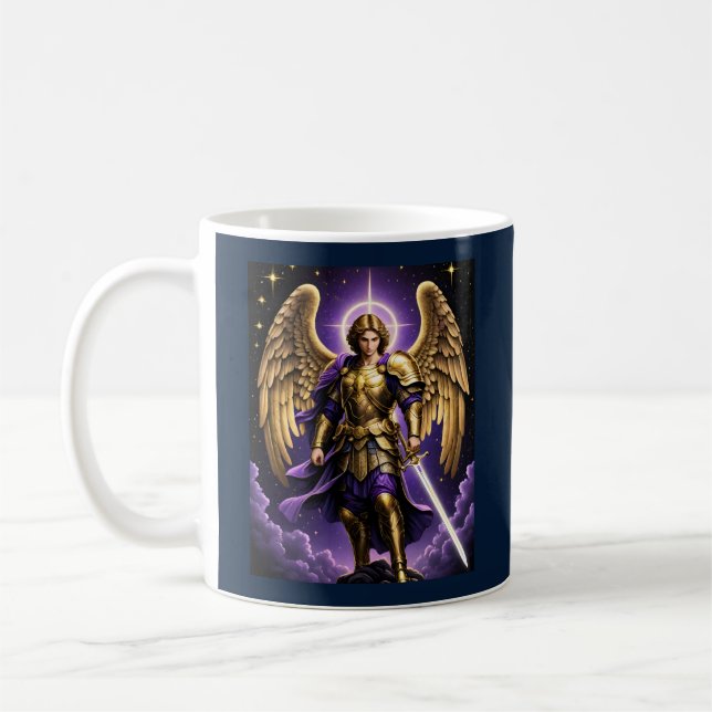 Mug Saint Michel de l'Archange catholique romain (Gauche)
