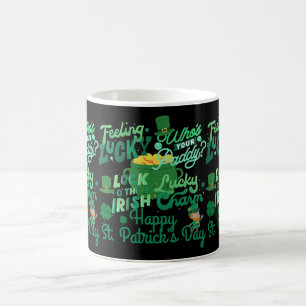 Mug Saint Patrick's Day Irlandais Shamrock de la chanc