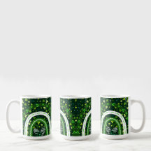 Saint Patrick's Day Shamrock and Heart Design