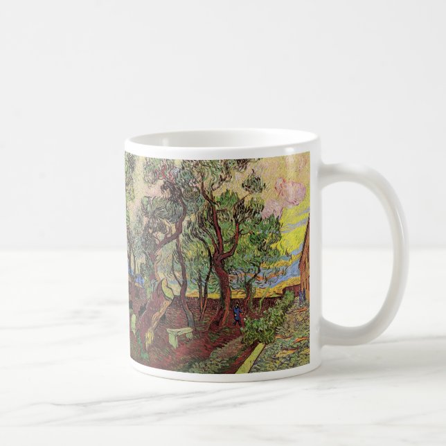 Mug Saint Paul Hospital et Garden par Vincent van Gogh (Droite)