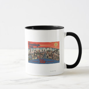 Mug Saint-Pétersbourg, Floride - Grandes Lettres Scène