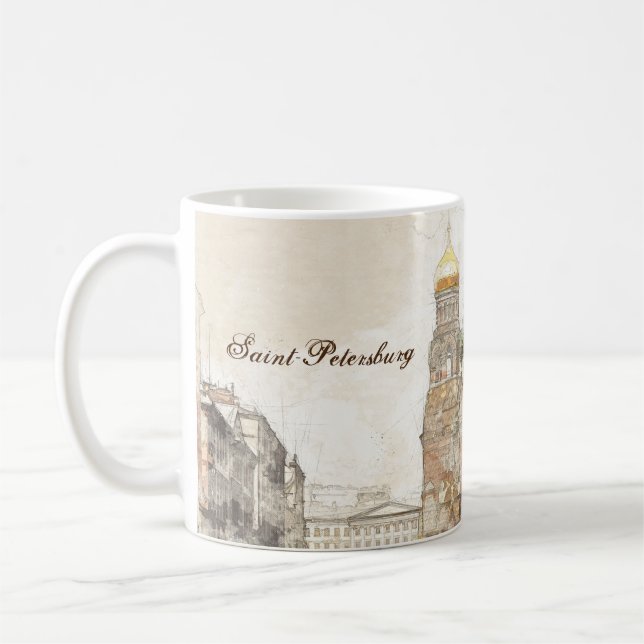 Mug Saint-Pétersbourg, Russia (Gauche)