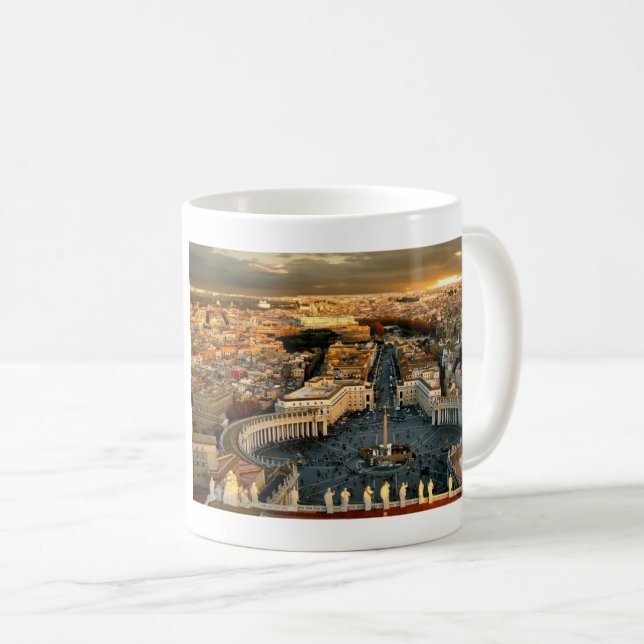 Mug Saint Pierre du Vatican Carré (Devant droit)