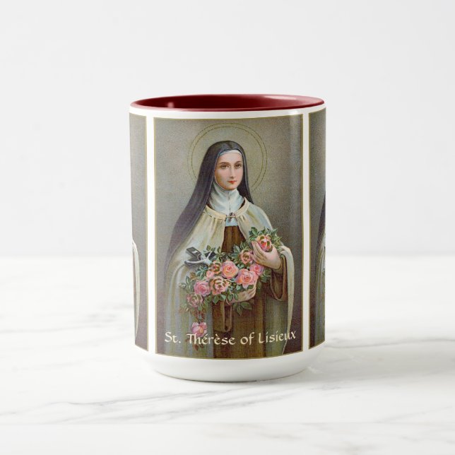 Mug Saint-Thérèse de Lisieux la Petite Fleur (BJE 01) (Centre)