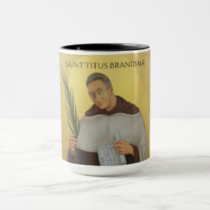 Mug Saint Titus Brandsma Carmelite Saints Prêtre Musi