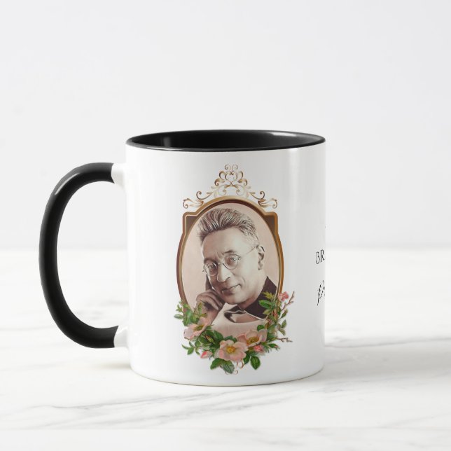Mug Saint Titus Brandsma Carmelite Saints Prêtre Musiq (Gauche)