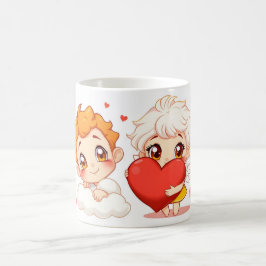 Mug Saint-Valentin 2025 : Angels mignons et joyeux 👼