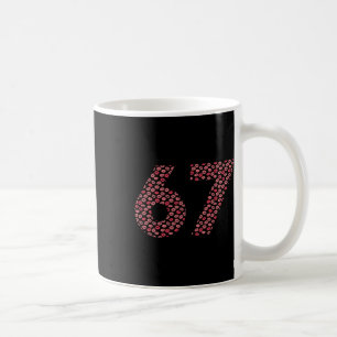 Mug Saint-Valentin 67 Funny Kissy Lips Rouge à Lèvres
