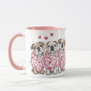 Mug Saint-Valentin Bouledogue Anglais