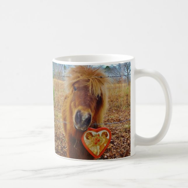 Mug Saint Valentin Cheval Miniature Saint Valentin (Droite)