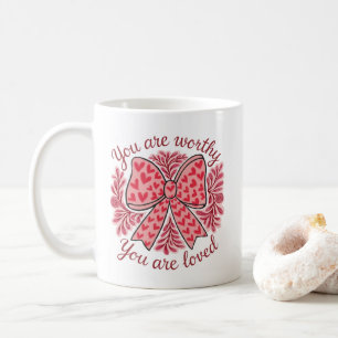 Mug Saint Valentin Chrétien aimé Vous êtes digne