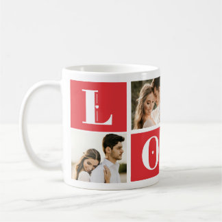 Mug Saint Valentin Couple 4 Photo Love