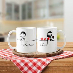 Mug Saint-Valentin customisé pour les couples