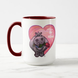 Mug Saint-Valentin Hippopotame