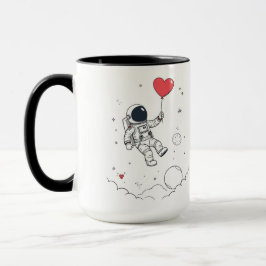Mug Saint-Valentin - "Love You to the Moon"