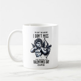 Mug Saint Valentin moderne avec un pistolet