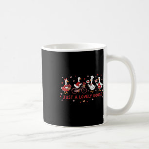 Mug Saint Valentin Oie Ridicule Amour Mignon Klaxon Po