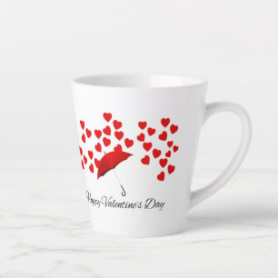 Mug Saint-Valentin Parapluie Rouge – Pluie Romanti